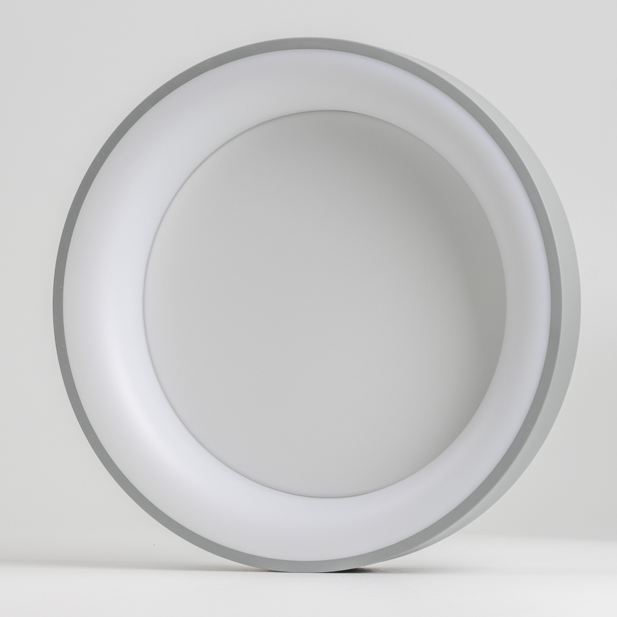 Brilagi - Plafonnier LED dimmable FALCON LED/80W/230V 3000-6500K Ø 60 cm gris + télécommande