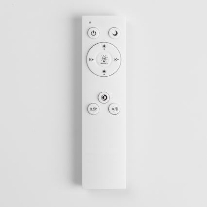 Brilagi - Plafonnier LED dimmable FALCON LED/80W/230V 3000-6500K Ø 60 cm gris + télécommande