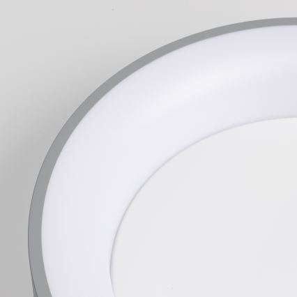 Brilagi - Plafonnier LED dimmable FALCON LED/80W/230V 3000-6500K Ø 60 cm gris + télécommande