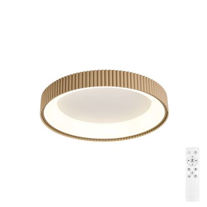 Brilagi - Plafonnier LED dimmable FALCON MODERN LED/30W/230V 3000-6500K Ø 40 cm beige + télécommande