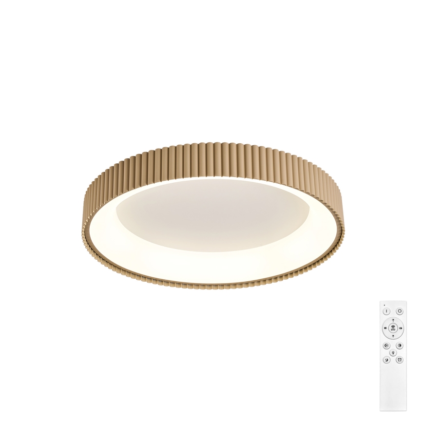 Brilagi - Plafonnier LED dimmable FALCON MODERN LED/30W/230V 3000-6500K Ø 40 cm beige + télécommande