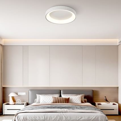 BRILAGI - Plafonnier LED dimmable FALCON MODERN LED/54W/230V 3000-6000K Ø 60 cm blanc + télécommande