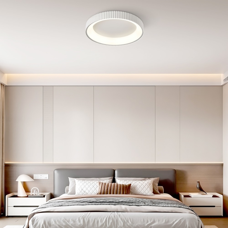 BRILAGI - Plafonnier LED dimmable FALCON MODERN LED/54W/230V 3000-6000K Ø 60 cm blanc + télécommande
