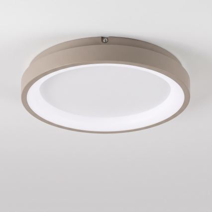 BRILAGI - Plafonnier LED dimmable FALCON SLIM LED/42W/230V 3000-6500K Ø 50 cm blanc/beige + télécommande