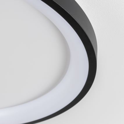 Brilagi - Plafonnier LED dimmable FALCON SLIM LED/42W/230V 3000-6500K Ø 50 cm noir + télécommande