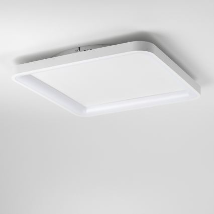 Brilagi - Plafonnier LED dimmable FALCON SLIM LED/50W/230V 3000-6500K 50x50 cm blanc + télécommande