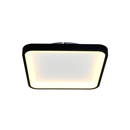 Brilagi - Plafonnier LED dimmable FALCON SLIM LED/50W/230V 3000-6500K 50x50 cm noir + télécommande