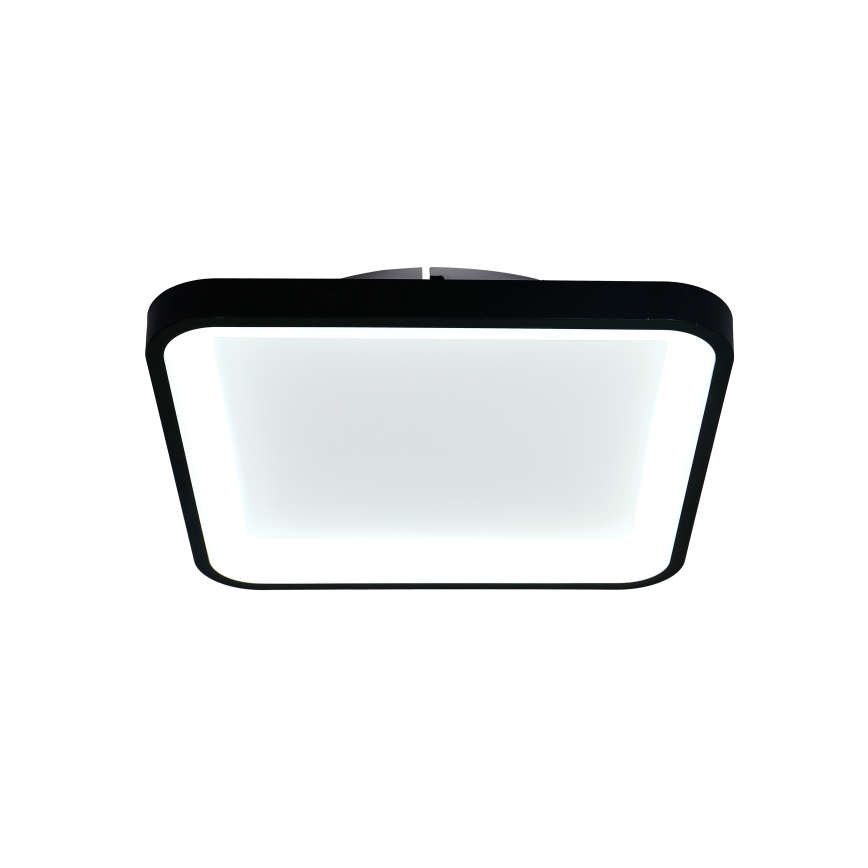 Brilagi - Plafonnier LED dimmable FALCON SLIM LED/50W/230V 3000-6500K 50x50 cm noir + télécommande