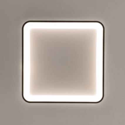Brilagi - Plafonnier LED dimmable FALCON SLIM LED/50W/230V 3000-6500K 50x50 cm noir + télécommande