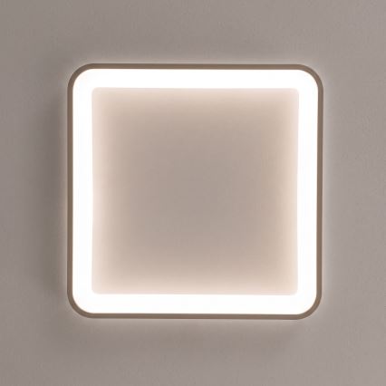 BRILAGI - Plafonnier LED dimmable FALCON SLIM LED/50W/230V 3000-6500K 50x50 cm blanc/beige + télécommande