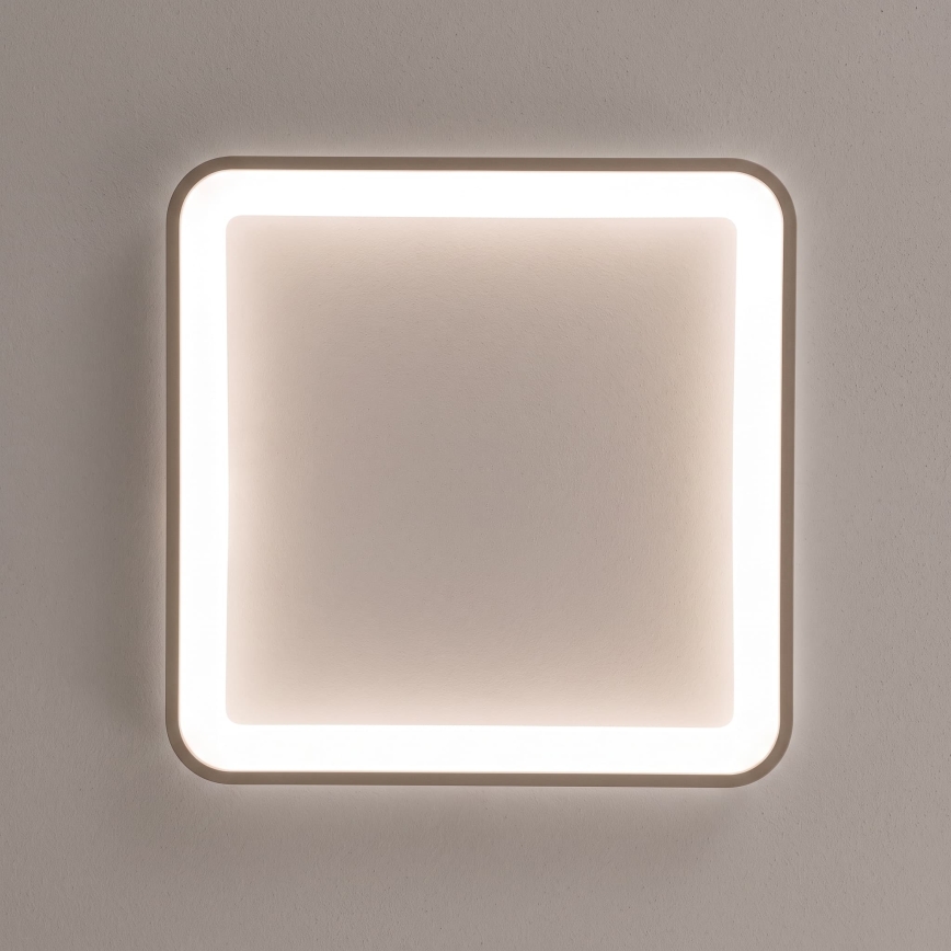 BRILAGI - Plafonnier LED dimmable FALCON SLIM LED/50W/230V 3000-6500K 50x50 cm blanc/beige + télécommande