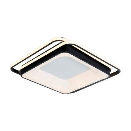 Brilagi - Plafonnier LED dimmable FLARE LED/102W/230V 3000-6000K 50x50 cm noir + télécommande