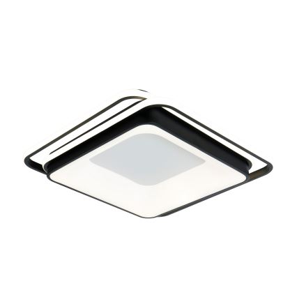 Brilagi - Plafonnier LED dimmable FLARE LED/102W/230V 3000-6000K 50x50 cm noir + télécommande