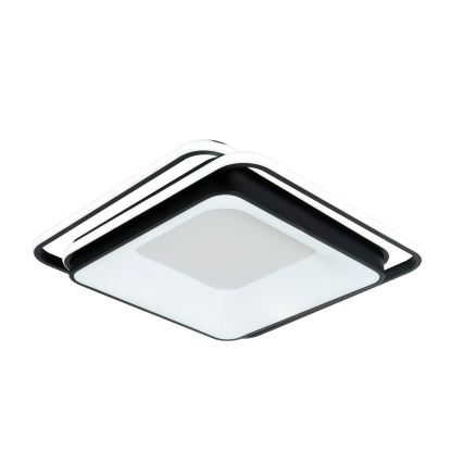 Brilagi - Plafonnier LED dimmable FLARE LED/102W/230V 3000-6000K 50x50 cm noir + télécommande