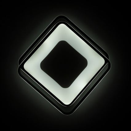 BRILAGI - Plafonnier LED dimmable FLARE LED/102W/230V 3000-6000K 50x50 cm noir + télécommande