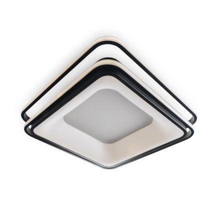 BRILAGI - Plafonnier LED dimmable FLARE LED/102W/230V 3000-6000K 50x50 cm noir + télécommande