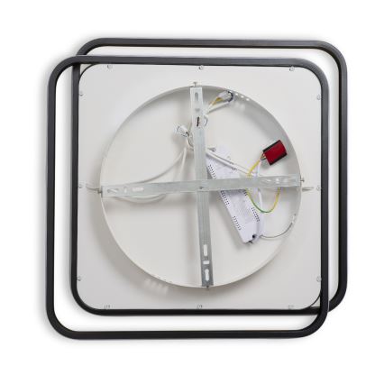 BRILAGI - Plafonnier LED dimmable FLARE LED/102W/230V 3000-6000K 50x50 cm noir + télécommande