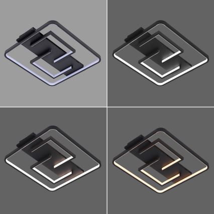 Brilagi - Plafonnier LED dimmable FLARE LED/34W/230V 48x48 cm 3000-6000K + télécommande