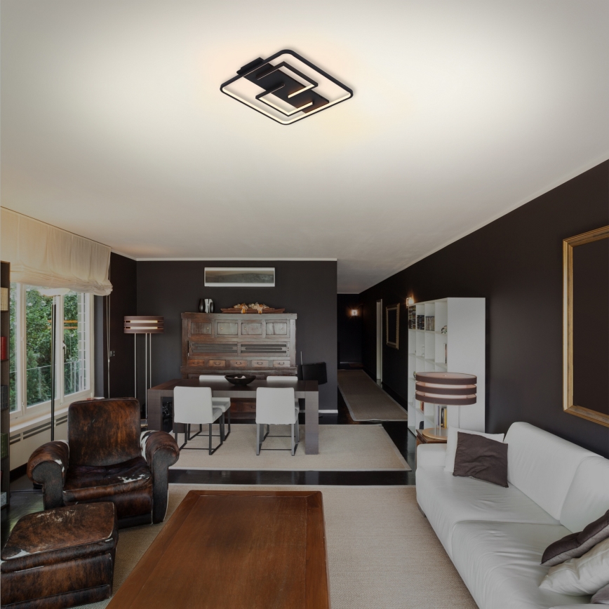 Brilagi - Plafonnier LED dimmable FLARE LED/34W/230V 48x48 cm 3000-6000K + télécommande