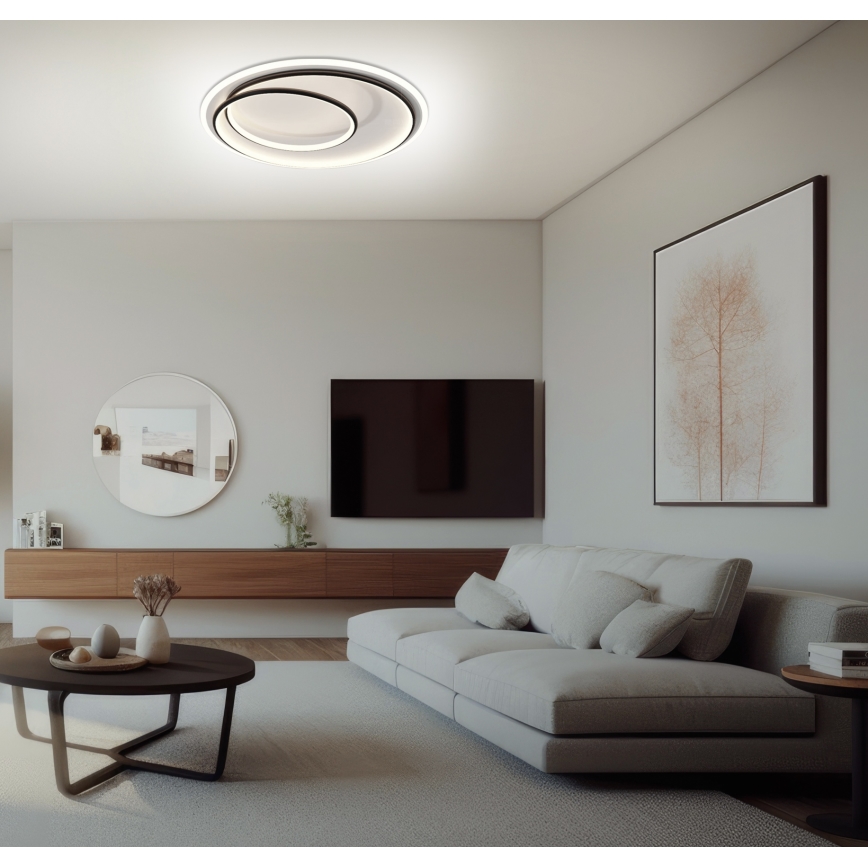 Brilagi - Plafonnier LED dimmable FLARE LED/38W/230V Ø 48 cm 3000-6000K + télécommande