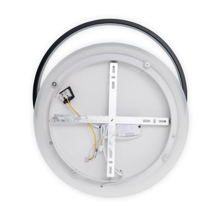 Brilagi - Plafonnier LED dimmable FLARE LED/48W/230V 3000-6000K 39,5x45 cm blanc/noir + télécommande