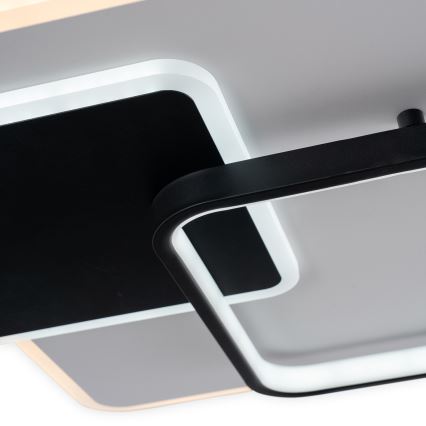 Brilagi - Plafonnier LED dimmable FLARE LED/64W/230V 45x45 cm 3000/4000/6000K + télécommande