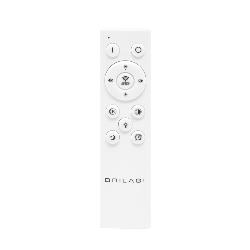 Brilagi - Plafonnier LED dimmable FLARE LED/64W/230V 3000-6000K 45x45 cm blanc/noir + télécommande