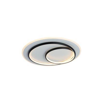 Brilagi - Plafonnier LED dimmable FLARE LED/70W/230V 3000-6000K Ø 50 cm blanc/noir + télécommande