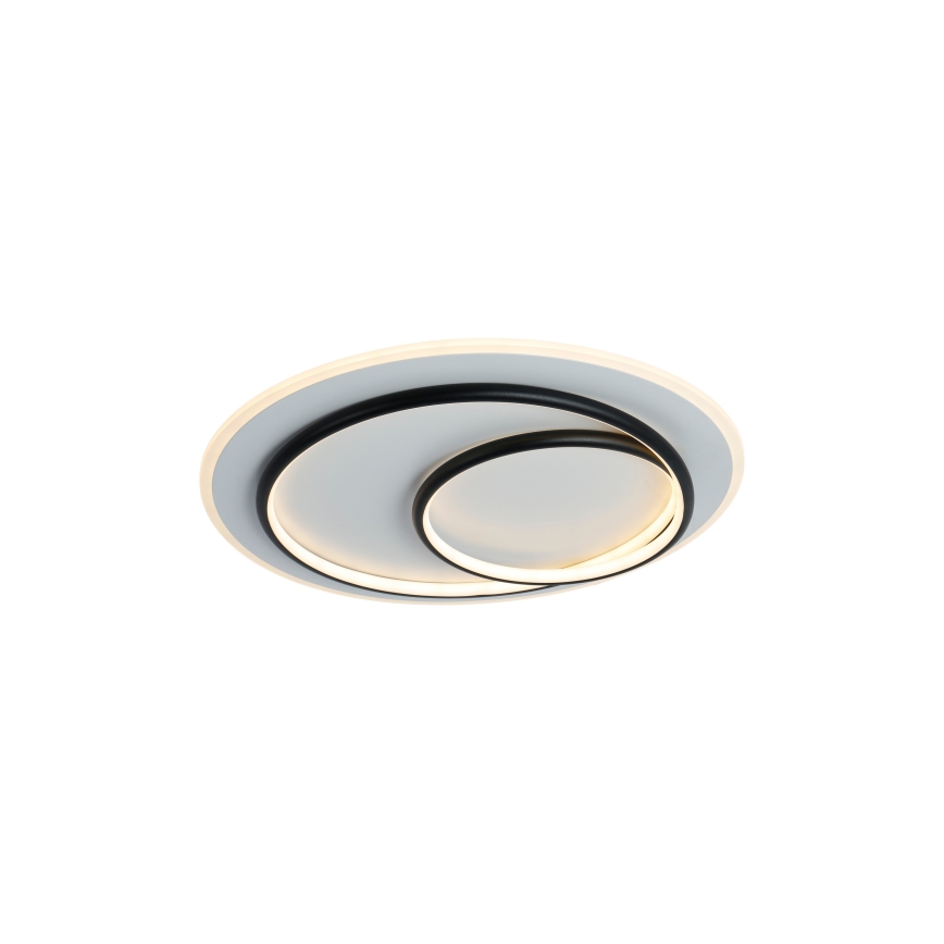 Brilagi - Plafonnier LED dimmable FLARE LED/70W/230V 3000-6000K Ø 50 cm blanc/noir + télécommande