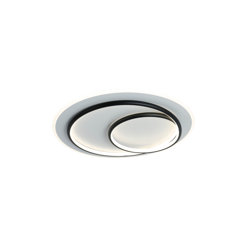 Brilagi - Plafonnier LED dimmable FLARE LED/70W/230V 3000-6000K Ø 50 cm blanc/noir + télécommande