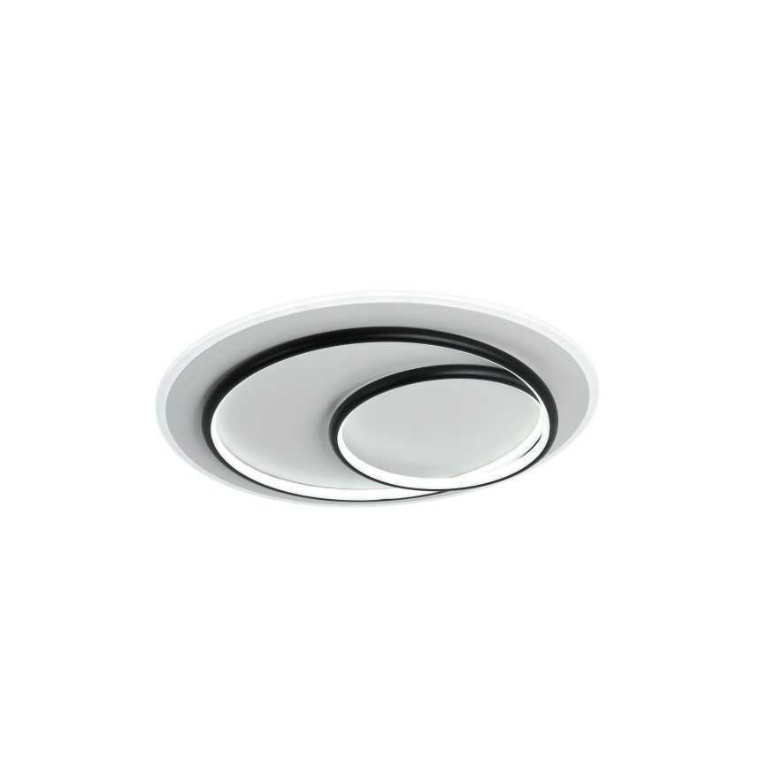 Brilagi - Plafonnier LED dimmable FLARE LED/70W/230V 3000-6000K Ø 50 cm blanc/noir + télécommande