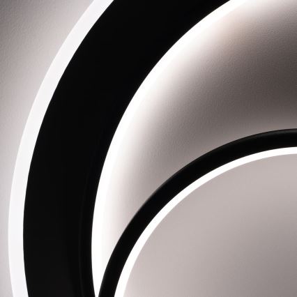 BRILAGI - Plafonnier LED dimmable FLARE LED/70W/230V 3000-6000K Ø 50 cm blanc/noir + télécommande