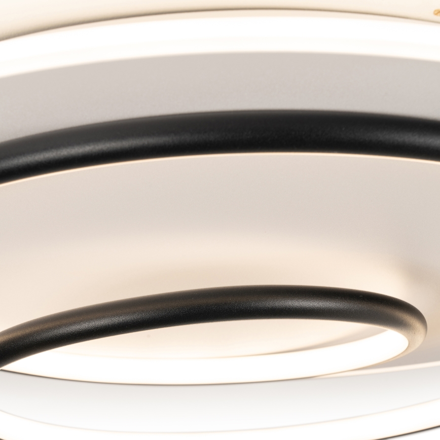 BRILAGI - Plafonnier LED dimmable FLARE LED/70W/230V 3000-6000K Ø 50 cm blanc/noir + télécommande