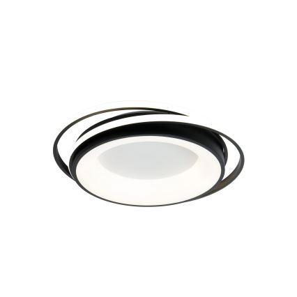 Brilagi - Plafonnier LED dimmable FLARE LED/84W/230V 3000-6000K 47x51 cm noir + télécommande