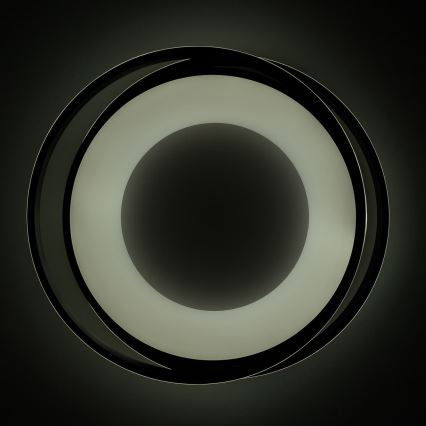 BRILAGI - Plafonnier LED dimmable FLARE LED/84W/230V 3000-6000K 47x51 cm noir + télécommande