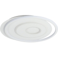 Brilagi - Plafonnier LED dimmable IRIS, 83 W, 230 V, 3000-6000 K, 46 x 50 cm, blanc + télécommande