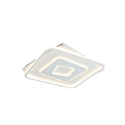 Brilagi - Plafonnier LED dimmable IRIS LED/98W/230V 3000-6000K 50x50 cm blanc + télécommande