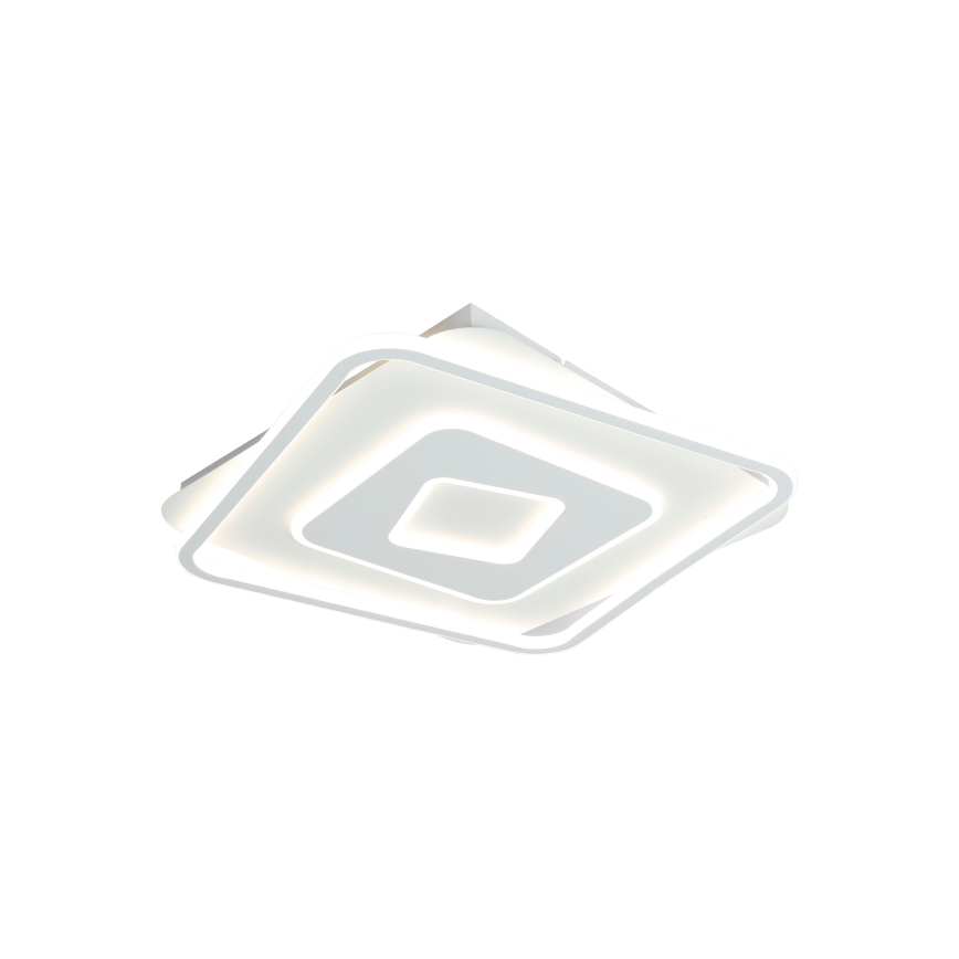 Brilagi - Plafonnier LED dimmable IRIS LED/98W/230V 3000-6000K 50x50 cm blanc + télécommande