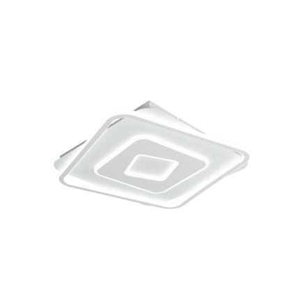 Brilagi - Plafonnier LED dimmable IRIS LED/98W/230V 3000-6000K 50x50 cm blanc + télécommande