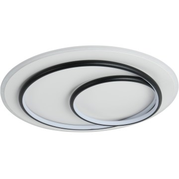 Brilagi - Plafonnier LED dimmable IRIS LED/70W/230V 3000-6000K diam. 50 cm blanc/noir + télécommande