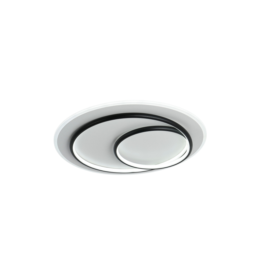 Brilagi - Plafonnier LED dimmable IRIS LED/70W/230V 3000-6000K diam. 50 cm blanc/noir + télécommande