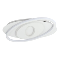 Brilagi - Plafonnier LED dimmable IRIS LED/78W/230V 3000-6000K 37x49 cm blanc + télécommande