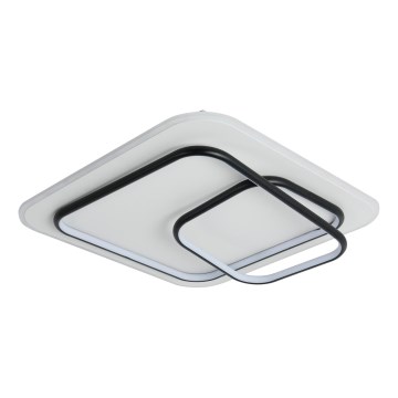 Brilagi - Plafonnier LED dimmable IRIS LED/81W/230V 3000-6000K 50x50 cm blanc/noir + télécommande
