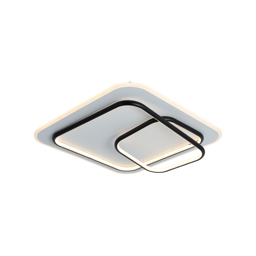 Brilagi - Plafonnier LED dimmable IRIS LED/81W/230V 3000-6000K 50x50 cm blanc/noir + télécommande