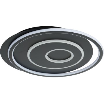 Brilagi - Plafonnier LED dimmable IRIS LED/83W/230V 3000-6000K 46x50 cm noir + télécommande