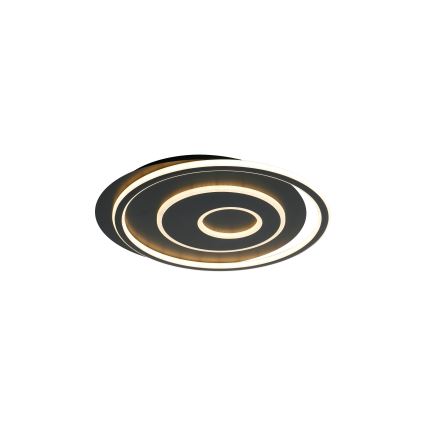 Brilagi - Plafonnier LED dimmable IRIS LED/83W/230V 3000-6000K 46x50 cm noir + télécommande