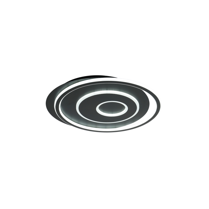 Brilagi - Plafonnier LED dimmable IRIS LED/83W/230V 3000-6000K 46x50 cm noir + télécommande