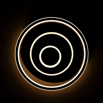 BRILAGI - Plafonnier LED dimmable IRIS LED/83W/230V 3000-6000K 46x50 cm noir + télécommande