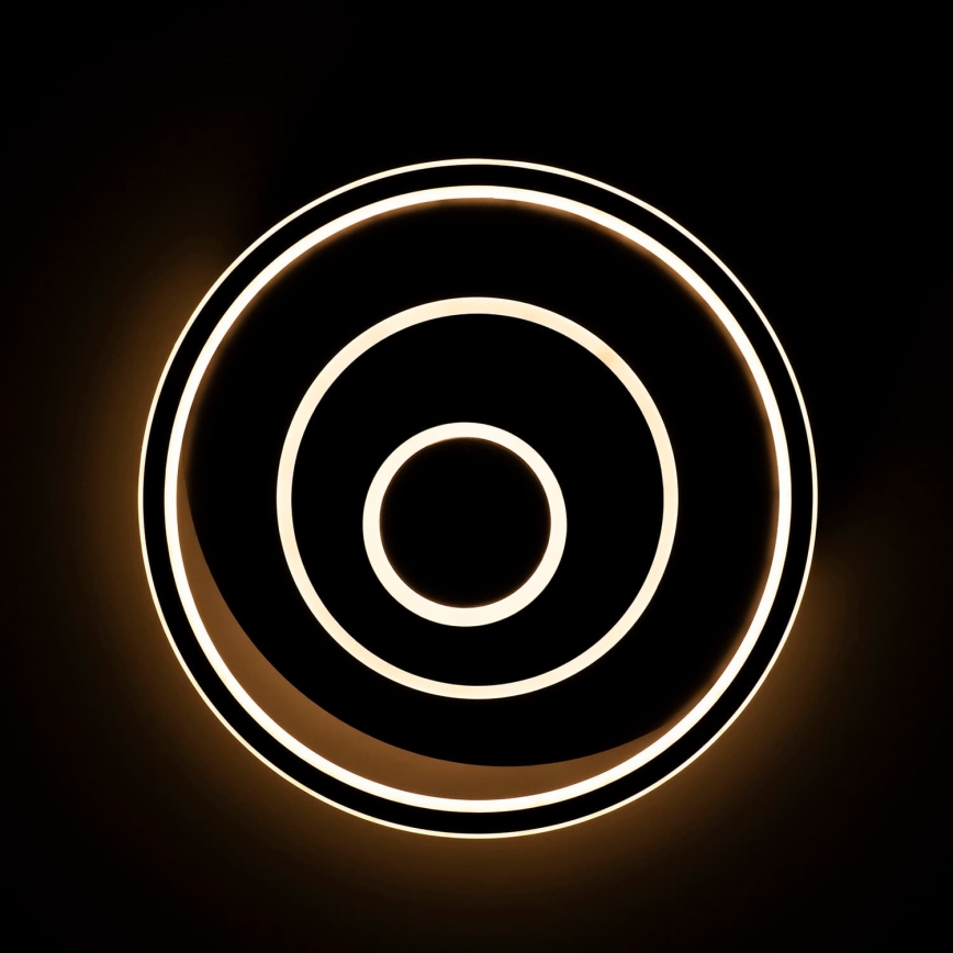 BRILAGI - Plafonnier LED dimmable IRIS LED/83W/230V 3000-6000K 46x50 cm noir + télécommande
