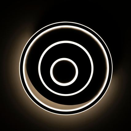 BRILAGI - Plafonnier LED dimmable IRIS LED/83W/230V 3000-6000K 46x50 cm noir + télécommande